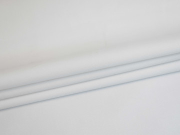 Костюмная белая ткань хлопок с эластаном ВЕ630
