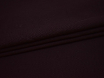 Костюмная бордовая ткань хлопок с эластаном ВА431
