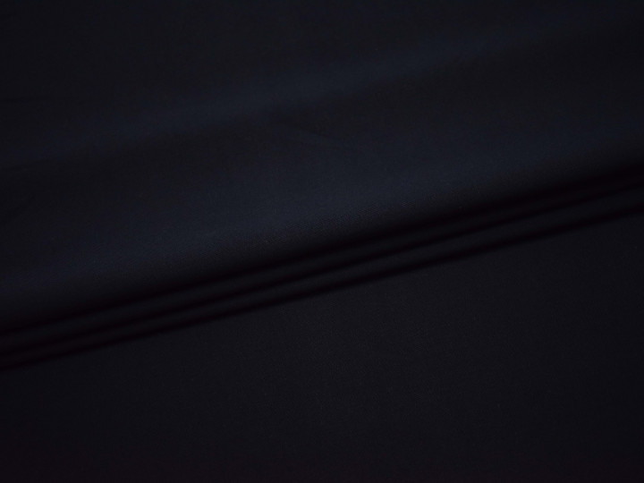 Костюмная тёмно-синяя ткань вискоза полиэстер ВА438