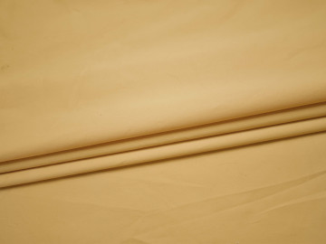 Костюмная желтая ткань из хлопка с эластаном ВА42