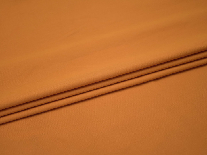 Костюмная оранжевая ткань хлопок полиэстер ВА420