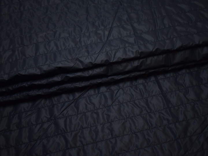 Курточная стеганая темно-синяя из полиэстера ДБ419