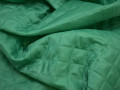 Подкладка  стеганая зеленая из полиэстера ДГ413