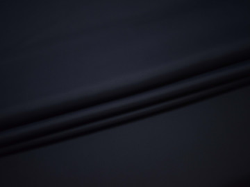 Костюмная тёмно-синяя ткань вискоза  ВБ113