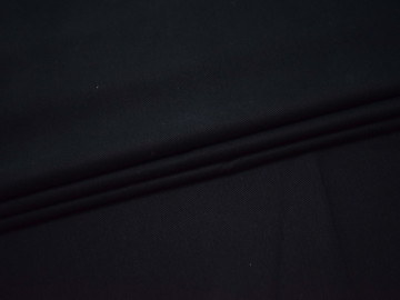 Костюмная тёмно-синяя ткань хлопок с эластаном ВБ11