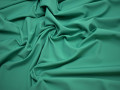 Костюмная зеленая ткань хлопок с эластаном ВБ124