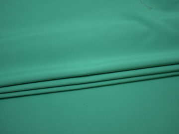 Костюмная зеленая ткань хлопок с эластаном ВБ124