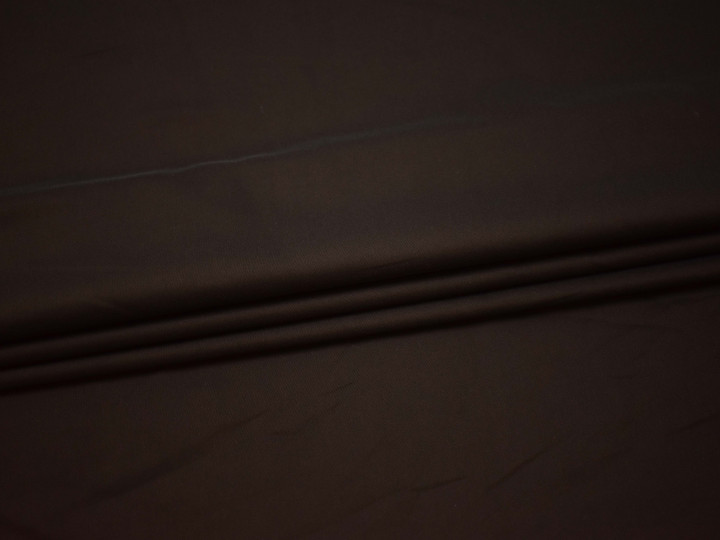 Костюмная тёмно-коричневая ткань вискоза полиэстер ВА622