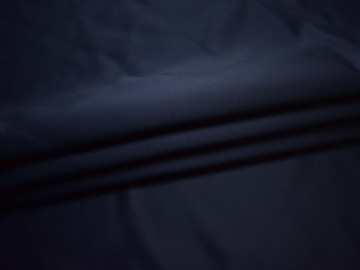 Костюмная тёмно-синяя ткань полиэстер ВА642