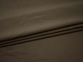 Костюмная тёмно-бежевая ткань хлопок с эластаном ВБ325