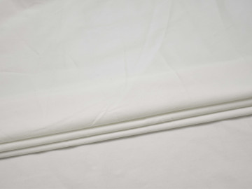 Костюмная белая ткань хлопок с эластаном ВВ21