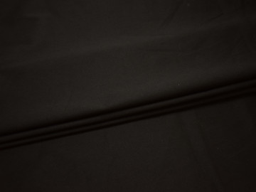 Костюмная черная ткань хлопок эластан ВВ214