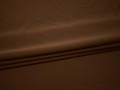 Костюмная коричневая ткань полиэстер эластан ВВ28