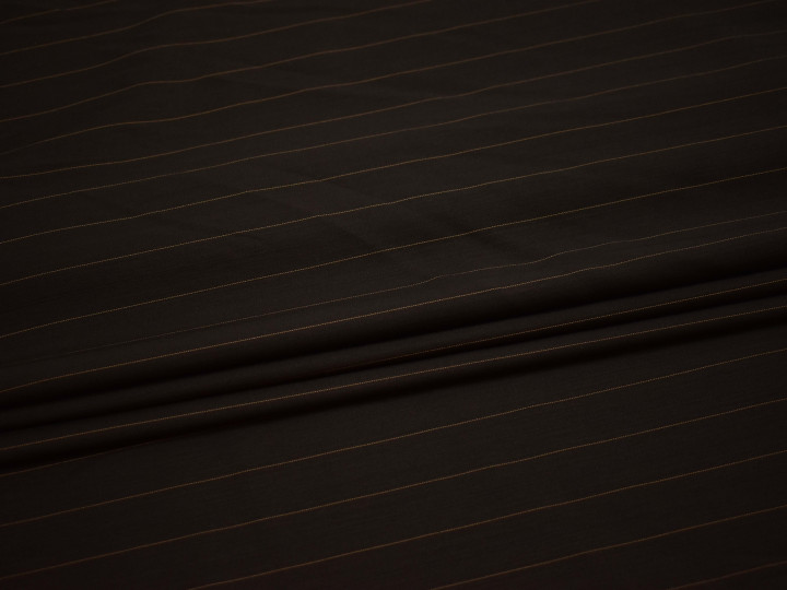 Костюмная тёмно-коричневая ткань вискоза полиэстер ВВ433