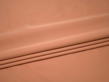 Костюмная персиковая ткань полиэстер хлопок  ВВ18