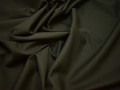 Костюмная цвета хаки ткань шерсть полиэстер ГД228
