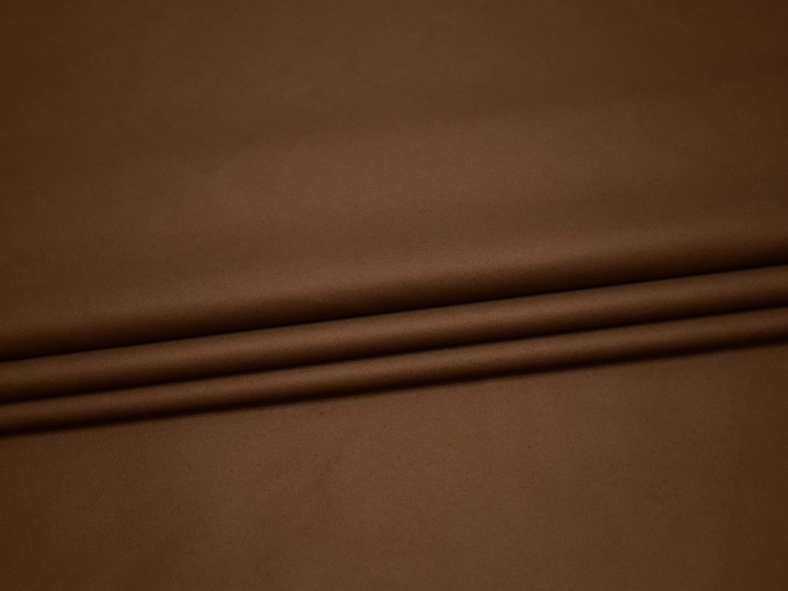 Костюмная коричневая ткань полиэстер ВГ331