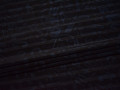 Костюмная черная ткань с принтом буквы полиэстер ВГ341