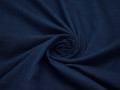 Костюмная синяя фактурная ткань хлопок полиэстер ВГ25