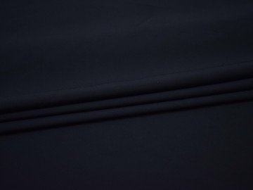 Костюмная тёмно-синяя ткань полиэстер эластан ВГ21