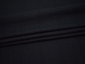 Костюмная тёмно-синяя ткань полоска хлопок полиэстер ВГ214