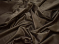 Костюмная коричневая ткань хлопок полиэстер эластан ВГ213