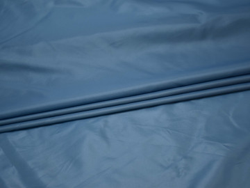 Курточная однотонная голубая ткань полиэстер БЕ166