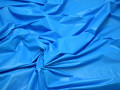 Курточная однотонная голубая ткань полиэстер БЕ149