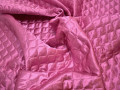 Подкладка стеганая розовая из полиэстера ДГ458