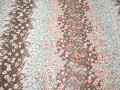 Курточная с цветочным принтом ткань полиэстер БЕ290