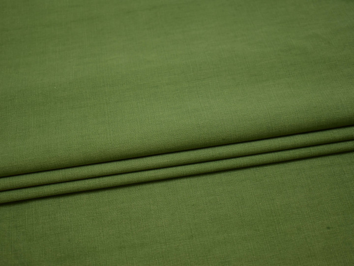 Курточная зеленая ткань полиэстер БЕ26