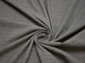 Костюмная ткань серая фактурная полоска шерсть полиэстер ГД245
