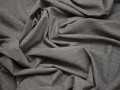 Костюмная ткань серая фактурная полоска шерсть полиэстер ГД245
