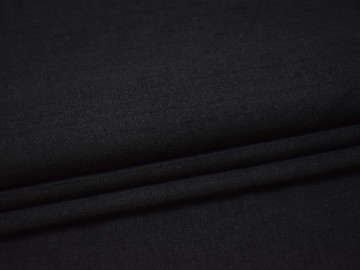 Костюмная ткань темно-серая фактурная полоска шерсть ГД324