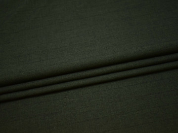 Костюмная ткань зеленая шерсть полиэстер ГД341