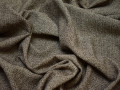 Костюмная серо-коричневая ткань шерсть ГД45