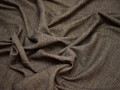 Костюмная коричневая ткань шерсть эластан ГД442