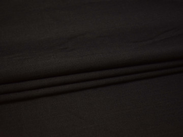 Костюмная темно-коричневая ткань шелк полиэстер ГД450