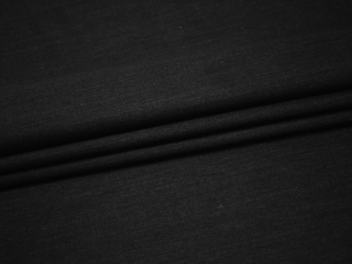 Костюмная темно-серая ткань шерсть полиэстер ГД432