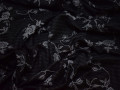Костюмная ткань вышивка цветы шерсть полиэстер ГД 435