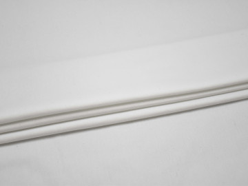 Костюмная белая ткань хлопок полиэстер ГГ439