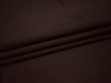 Костюмная фактурная коричневая ткань хлопок ВЕ321