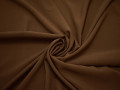 Костюмная коричневая ткань полиэстер эластан ВЕ350