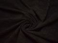 Костюмный коричневый шёлк с шерстью цветы ГД418