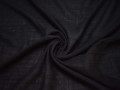 Костюмный черный шёлк с полиэстером ГЕ468