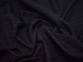 Костюмная черная ткань полоска шерсть полиэстер ГД233