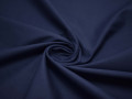 Костюмная синяя ткань хлопок эластан ВД37
