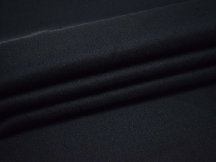 Костюмная темно-синяя ткань полиэстер ВД244