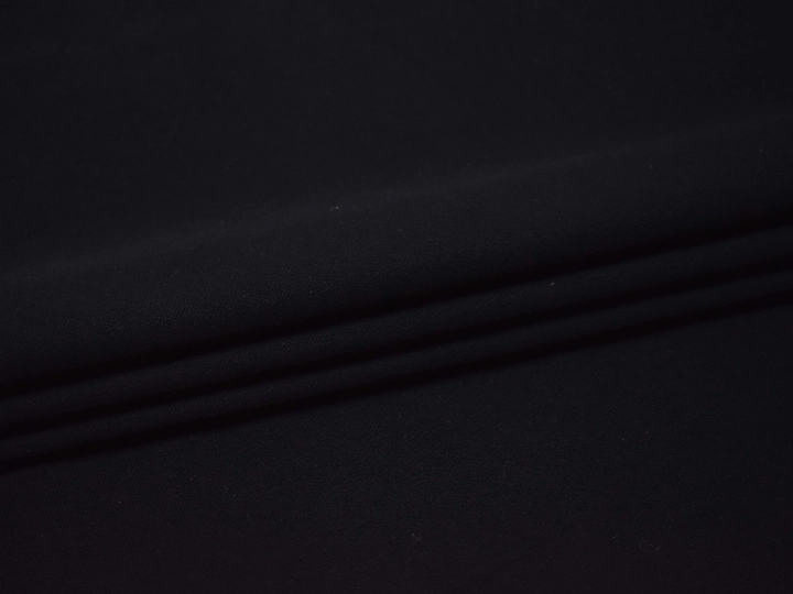 Костюмная черная ткань вискоза полиэстер  ВД21