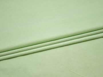 Костюмная зеленая ткань хлопок полиэстер ВД329